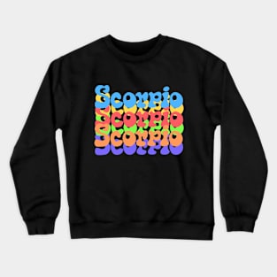 Rainbow Popart Scorpio Crewneck Sweatshirt